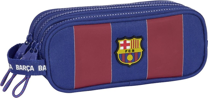 Produktbild FC Barcelona Zweifaches Mehrzweck-Etui F.C. Barcelona Rot Marineblau 21 x 8.5 x 7 cm