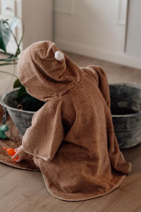 Actual product image Copenhagen Vanilla - Poncho - Oak - 2-6 Y
