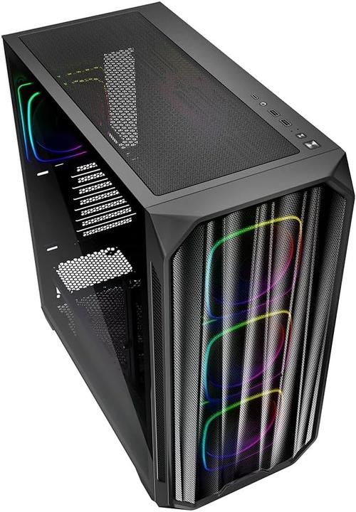 Actual product image Sharkoon AK5 RGB Black ATX (black) (ATX, mATX, Mini-ITX)