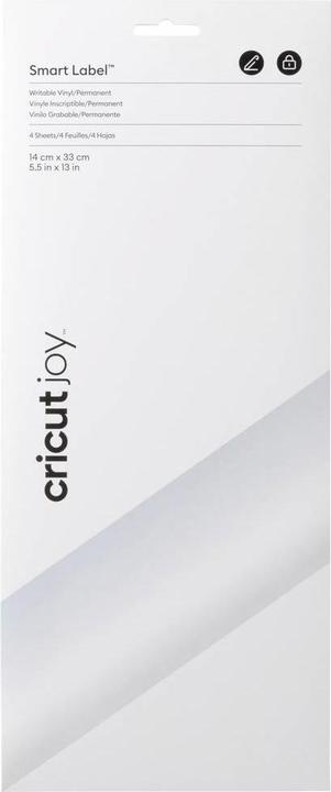 Produktbild Cricut Smart Vinyl Permanent Joy 14x33cm 4 sheets Writable Black (P)