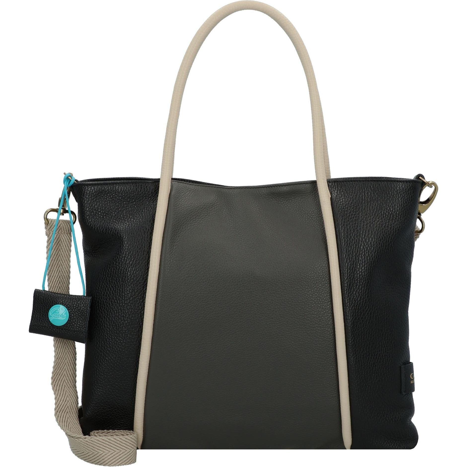 Gabs, Handtasche, Schultertasche Leder 36 cm, Schwarz