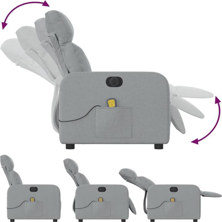 Produktbild vidaXL elektrischer Massagesessel