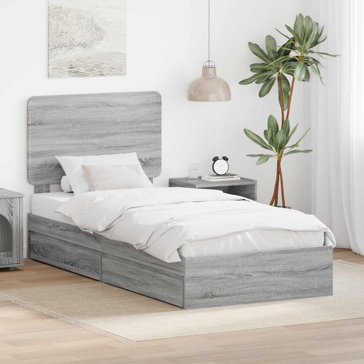 Image du produit vidaXL Aufbewahrungsbettgestell (90 x 200 cm)