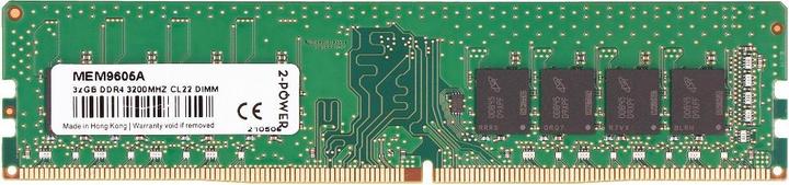 Immagine prodotto 2-Power 32GB DDR4 3200MHz CL22 DIMM (3200 MHz, DDR4-RAM, DIMM)