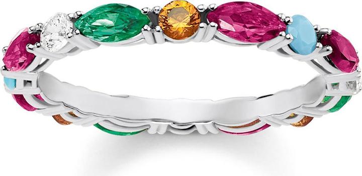 Image du produit Thomas Sabo Bague Pierres de couleur (54, Argent 925)