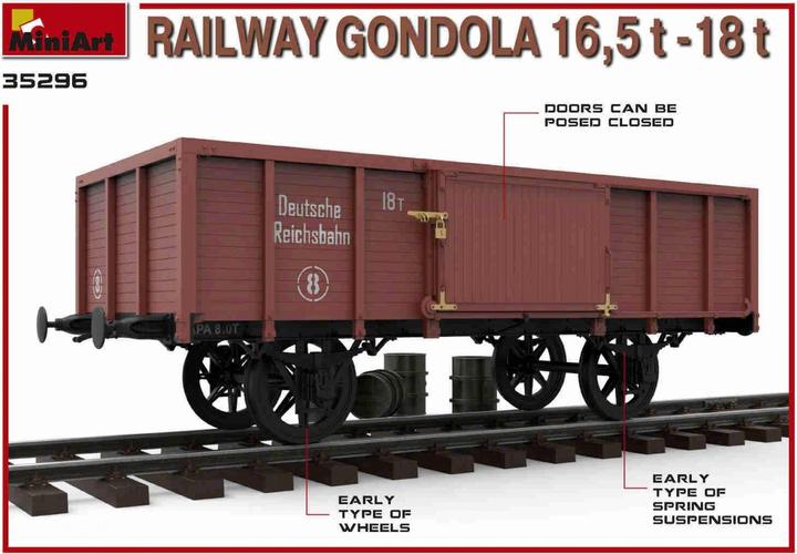 Produktbild Mini art Railway Gondola 16,5-18 t