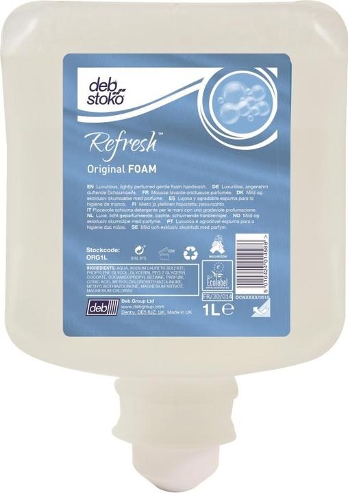 Stoko Schaumseife Original FOAM 1 l passend für 4707 020 186 parfümiert ungefärbt (Flüssigseife, 1000 ml)