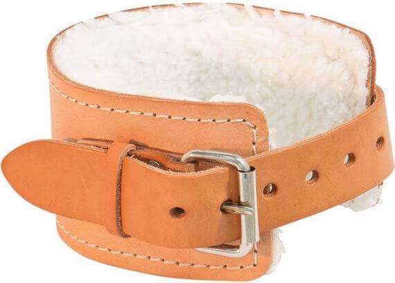 ATX Pédale en cuir, ajustable, rembourrage extra doux (Taille unique)
