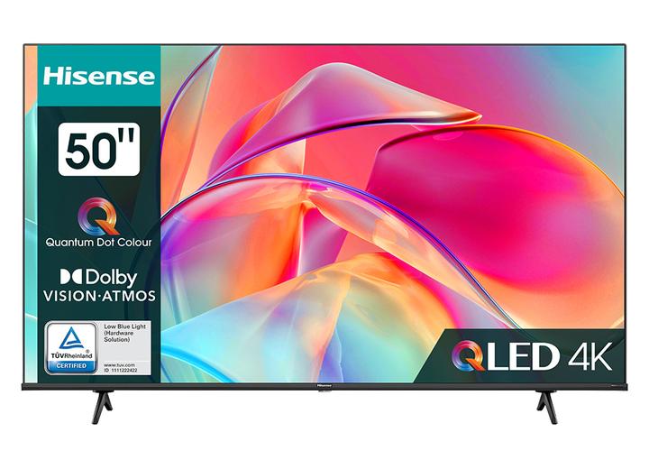 Hisense TV 50E77KQ (126 cm (50 inch), zwart, UltraHD/4K, drievoudige tuner, HDR10, WLAN, LAN, Bluetooth) (50", QLED, 4K, 2023)