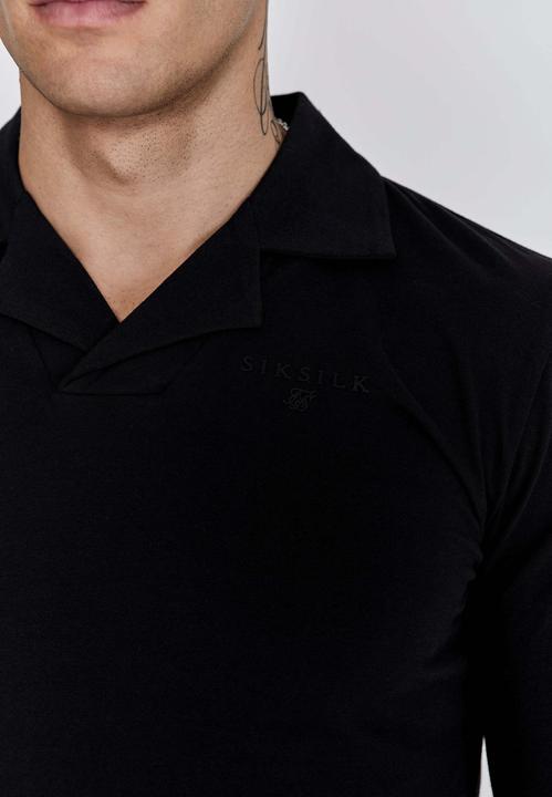 Image du produit Siksilk Langarmpolo T-Shirt and Shorts Set (L)
