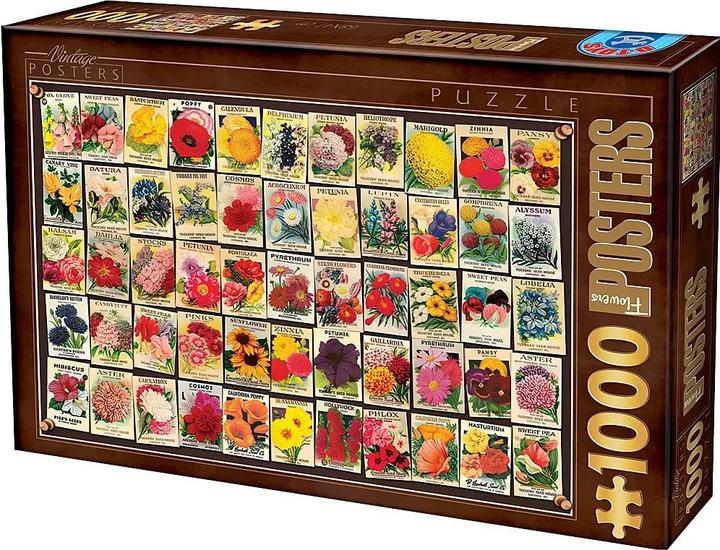 Image du produit D-Toys Puzzle 1000 fleurs (1000 pièces)