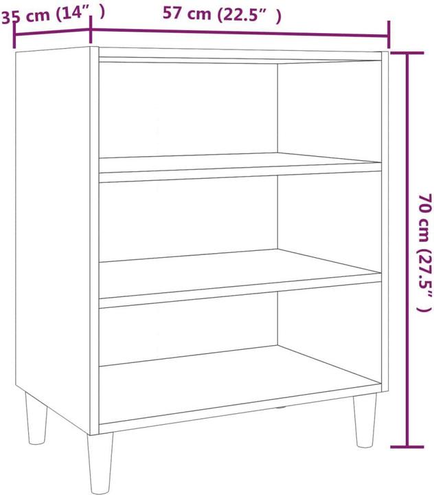 Image du produit vidaXL Sideboard (57 x 35 x 70 cm)
