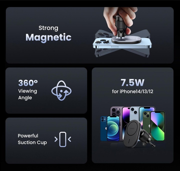 Image du produit Ugreen MagSafe Car charger 2-in-1