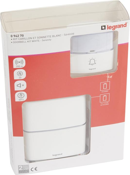 Image du produit Legrand Kit de carillon radio MP3 Premium Blanc (Funk)