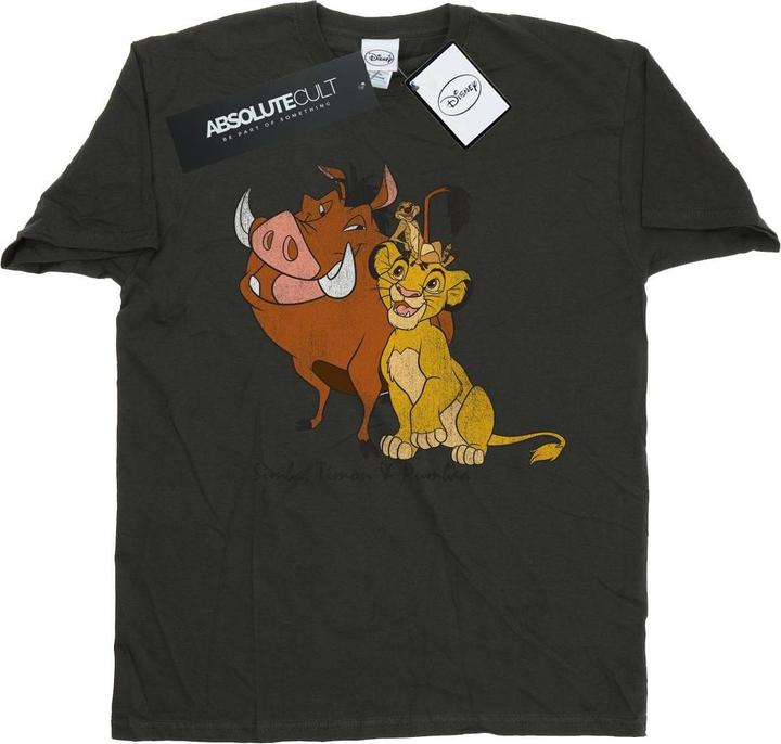 Immagine prodotto The Lion King Classic Maglietta Simba Timon & Pumba Uomo (L)