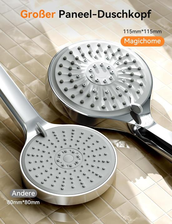 Produktbild Magichome Duschkopf mit Schlauch (5 Strahlarten)