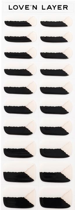 Love'n Layer - Minnies Swag Black/White (Nail enamel remover, White, Black)
