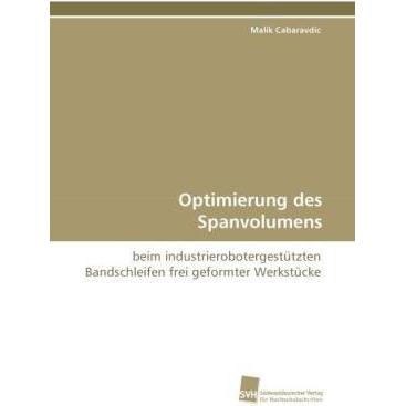 Thumbnail - Optimierung des Spanvolumens, Fachbücher von Malik Cabaravdic