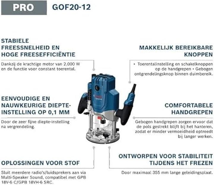 Image du produit Bosch Professional GOF 20-12