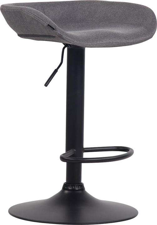 Actual product image CLP Barstool Anaheim Fabric black, dark grey