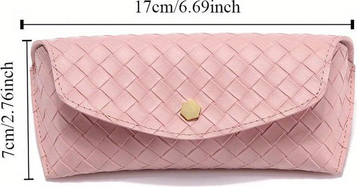 Actual product image Only-Bags.Store Modernes PU-Leder-Sonnenbrillenetui, stilvolles und langlebiges Reisezubehör für Männer und Frauen