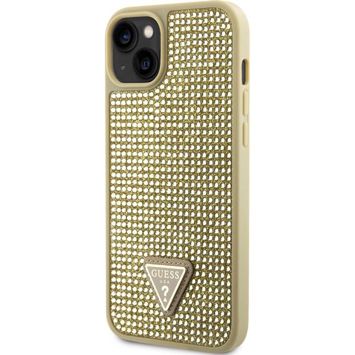 Thumbnail - Guess Schutzhülle Triangle Diamond Apple iPhone 15 (Apple iPhone 15), Smartphone Hülle, Gelb