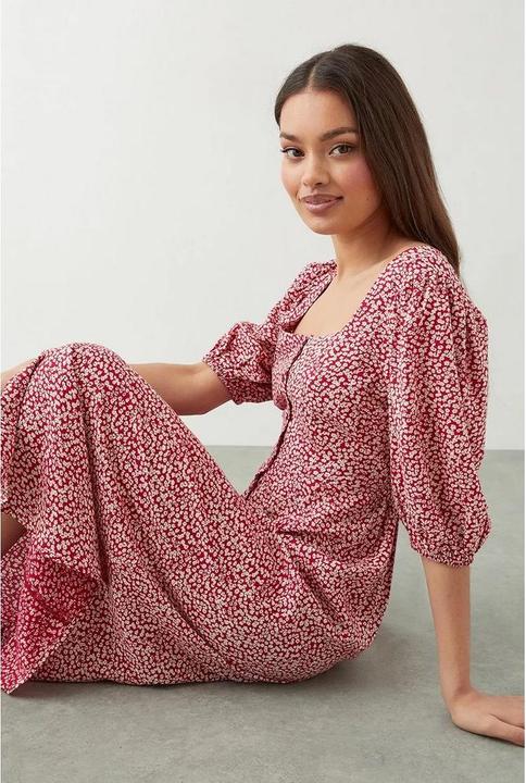 Produktbild Dorothy Perkins Midikleid Knopfdetail (32)