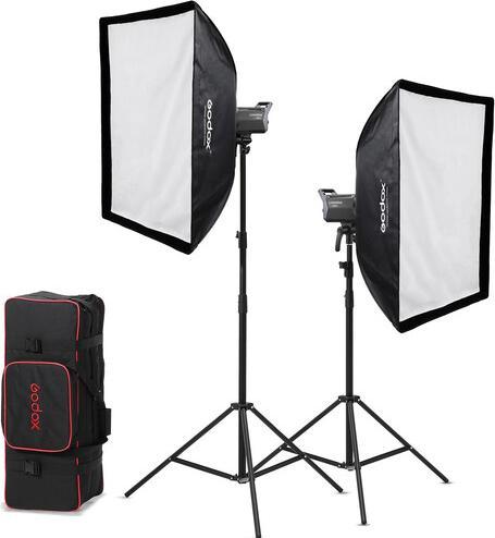 Actual product image Godox LA150D-K2 - Kit 2 x Litemons LED light Daylight & accessories (Studio light, Video light)