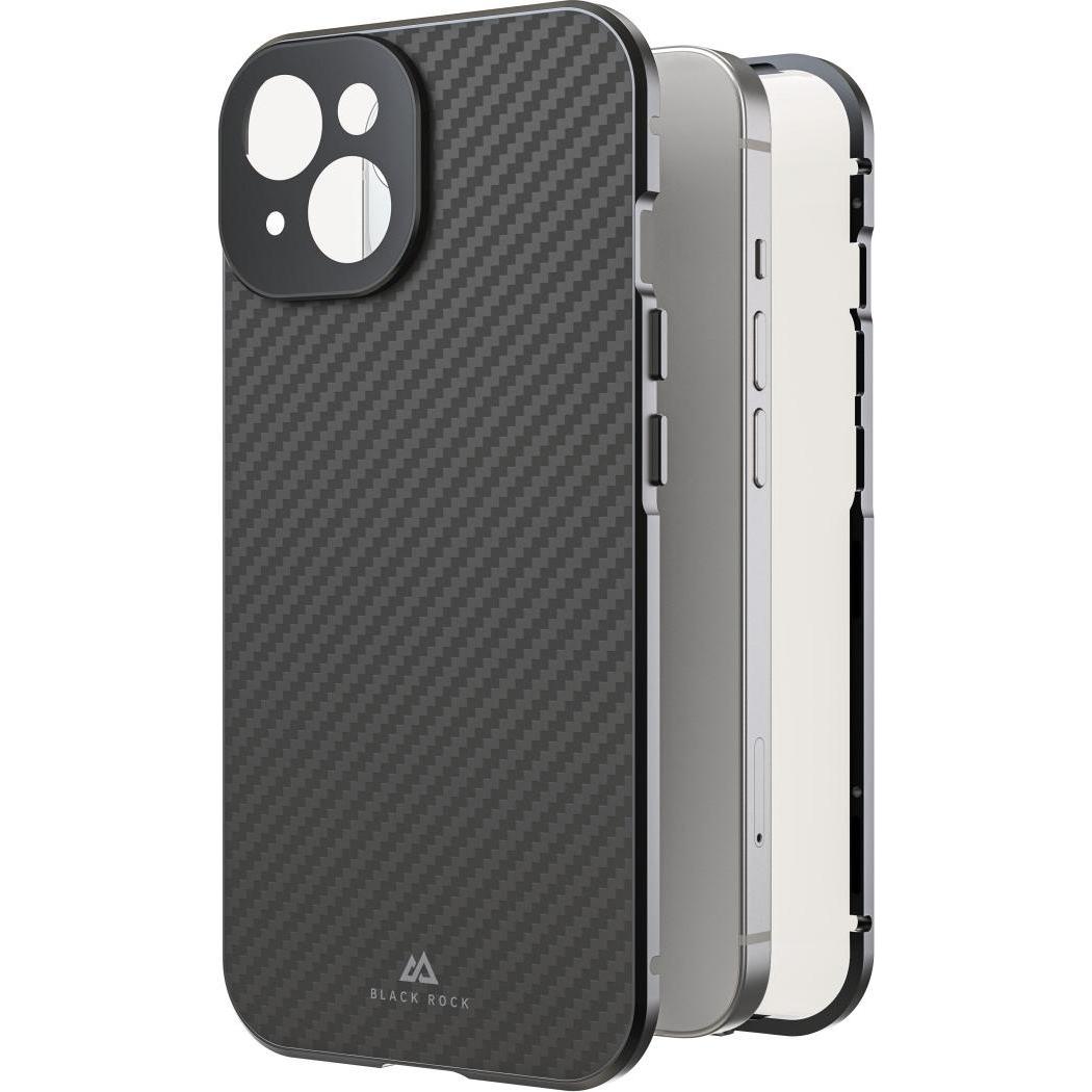 Black Rock 360° Glass (Apple iPhone 14), Smartphone Hülle, Schwarz
