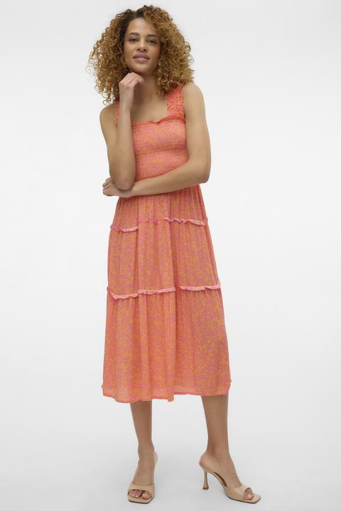 Produktbild Vero Moda Vmmenny Sl Smock Calf Dress Wvn Ga Kleid (M)