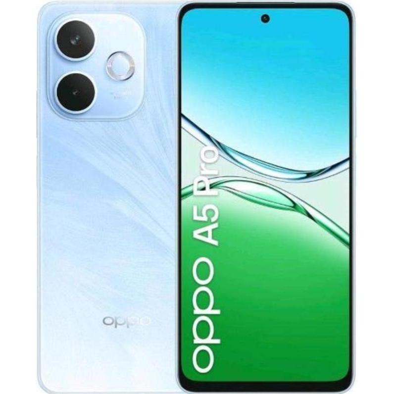 OPPO A5 Pro 8GB/256GB Blau (256 GB, feather blue, 6.67", Dual SIM, 4G), Smartphone, Blau