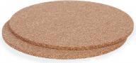 Immagine prodotto Kinvara set 2 tovagliette rotonde in sughero 18 cm (12 x, 18 x 18 x 1 cm)