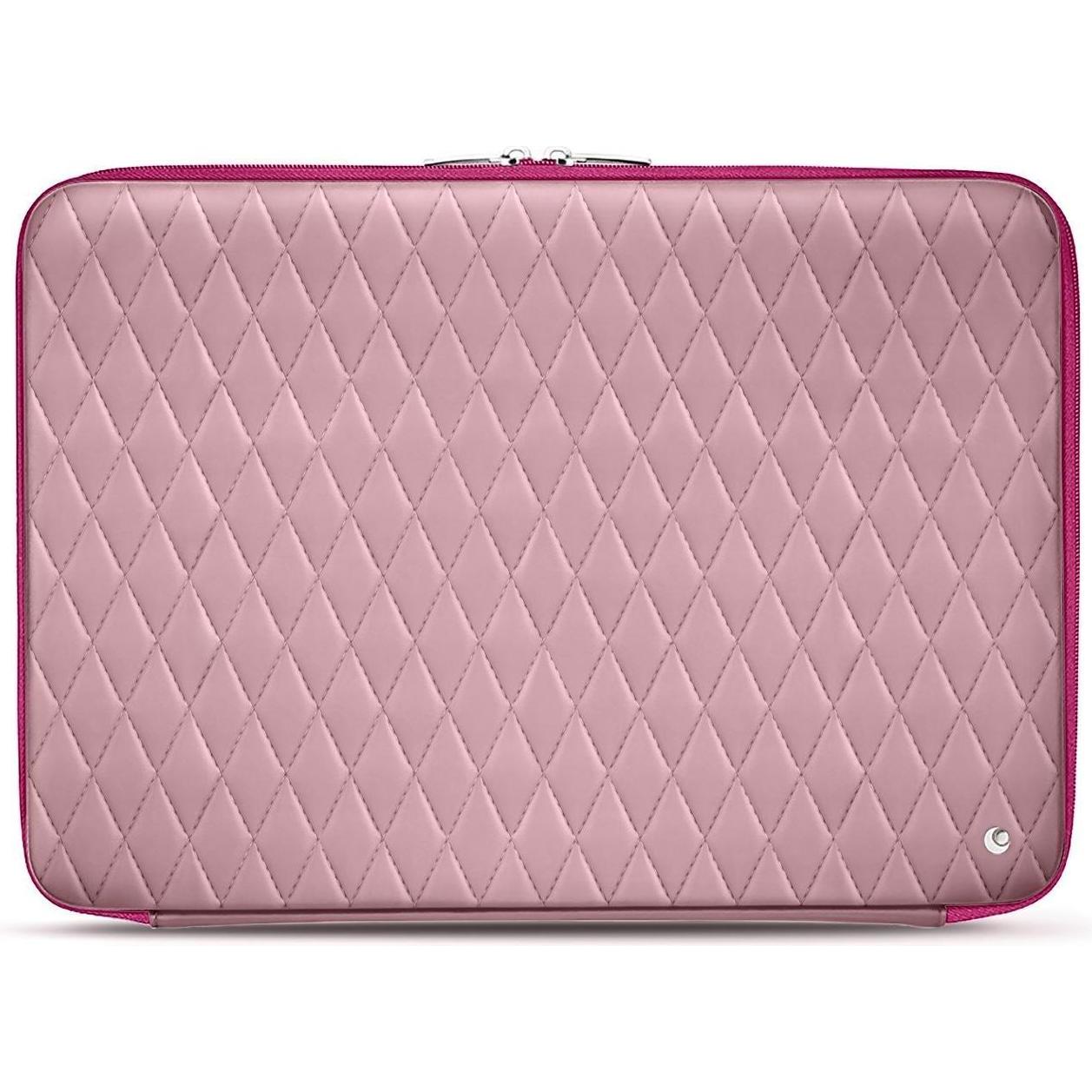 Noreve Lederhülle, Notebooktasche, Rosa