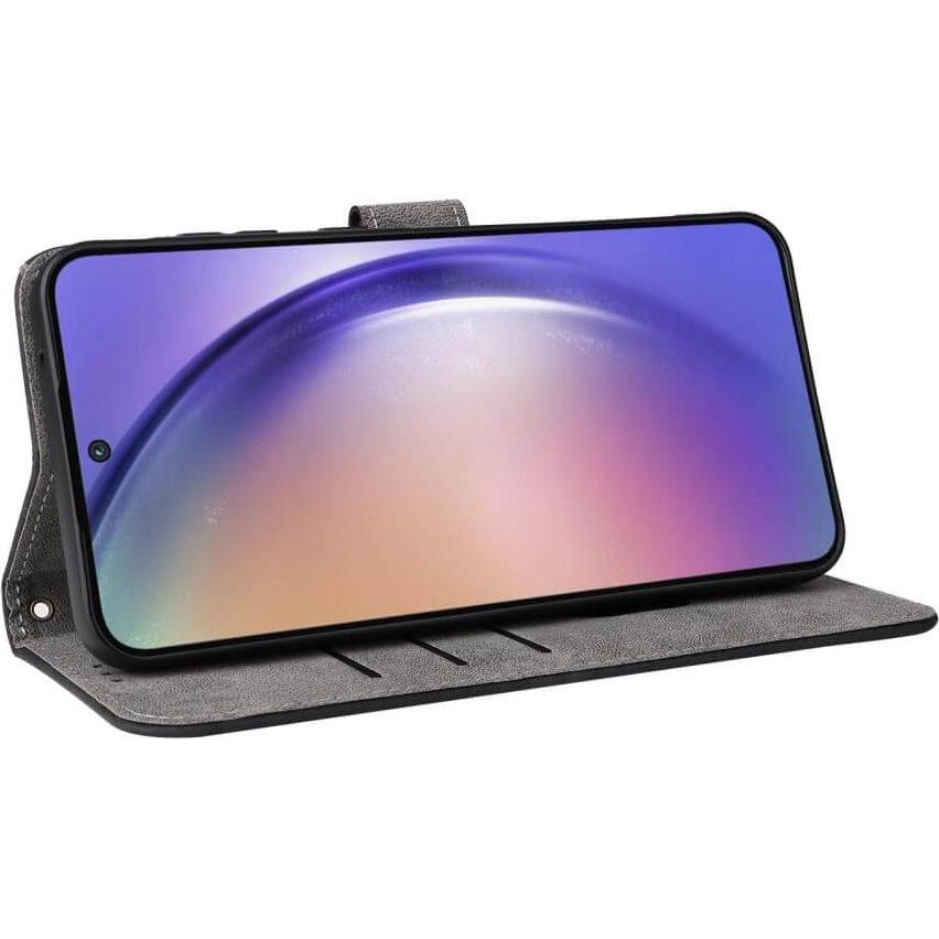Thumbnail - Cover-Discount Galaxy A55 - Etui mit RFID Blocker schwarz (Samsung Galaxy A55), Smartphone Hülle, Schwarz