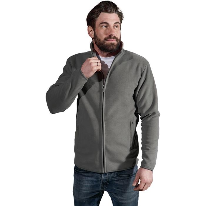 Promodoro, Arbeitsjacke, Men’s Double Fleece Jacket Grösse XXL steel gray (XXL)