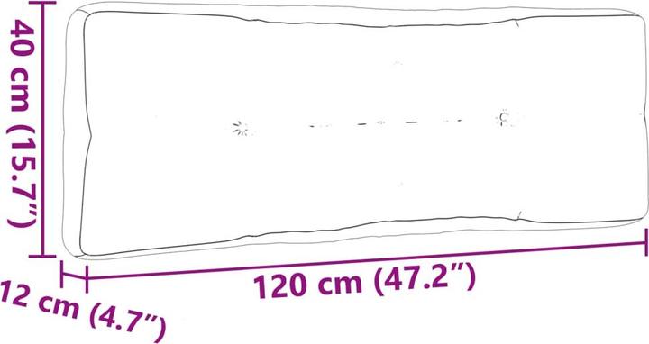 Produktbild vidaXL 10-tlg. Garten-Lounge-Set mit Kissen (120 x 80 cm)