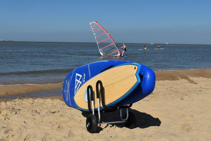 Produktbild 9WS Chariot de transport alu pour 2 paddle - chariot en M