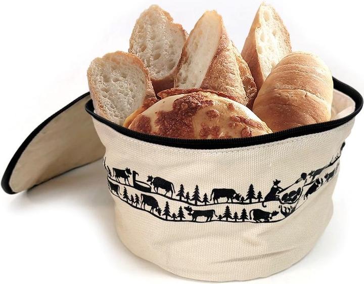 Image du produit Heidi Cheese Line PatvN Warmhaltekorb creme Ø20.4x13 cm