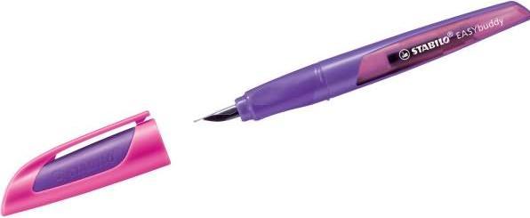 Produktbild STABILO Füllhalter EASYbuddy L, Linkshänder, lila/magenta Schreiblernstift mit Soft-Griffzone aus... (Lila, Magenta, 1 x)