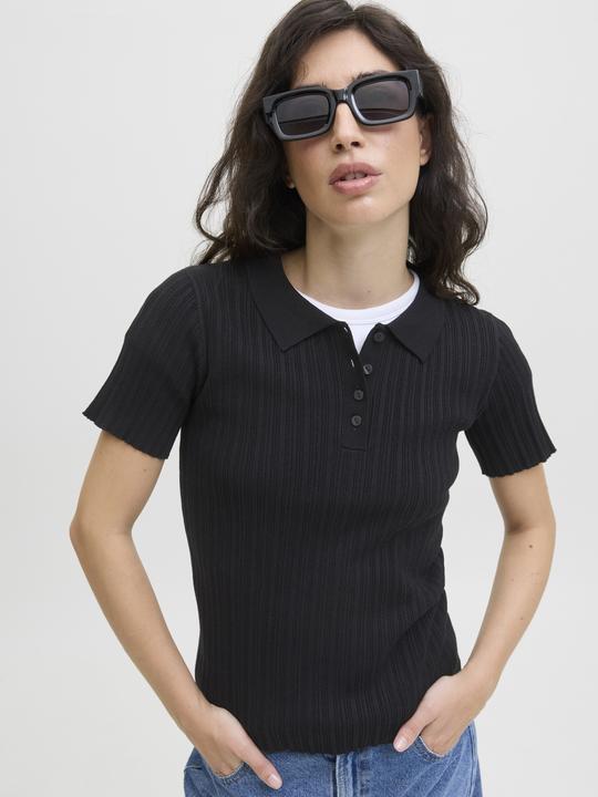 Actual product image JJXX Jxhadley Tight Ss Polo Knit Noos (M)