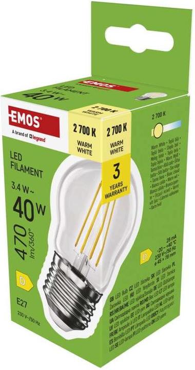 Produktbild Emos LED Lampe (E27, 470 lm, 1x)
