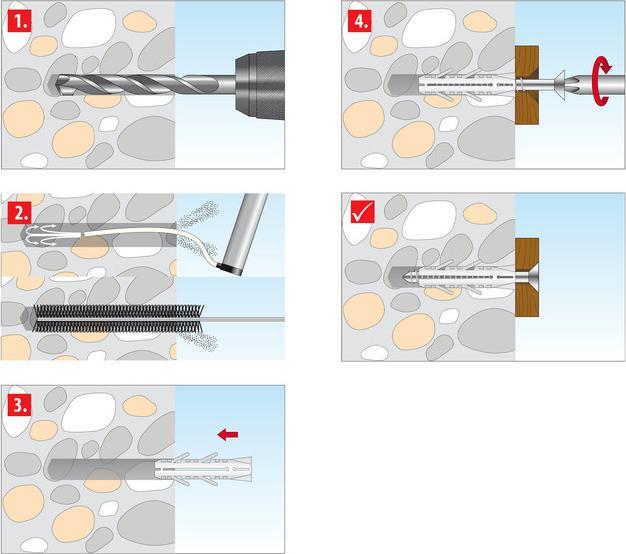 Actual product image Tox Standard-Sortiment Monteur Beton (136 pcs.)