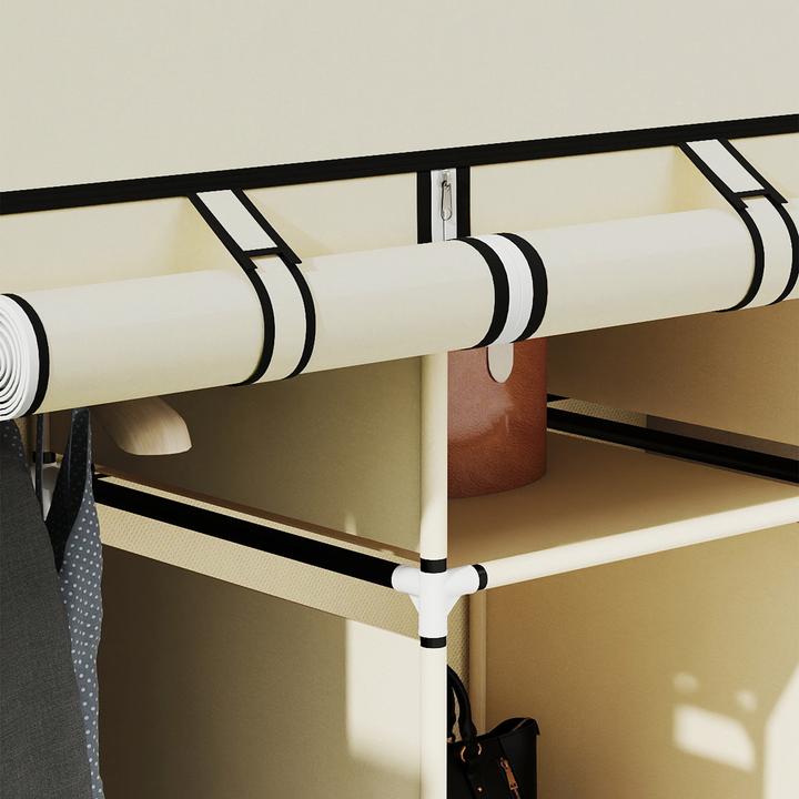 Image du produit Homcom Armoire en tissu (125 x 43 x 162,5 cm)