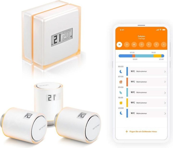 Actual product image Netatmo Smart thermostat + 3x radiator thermostats