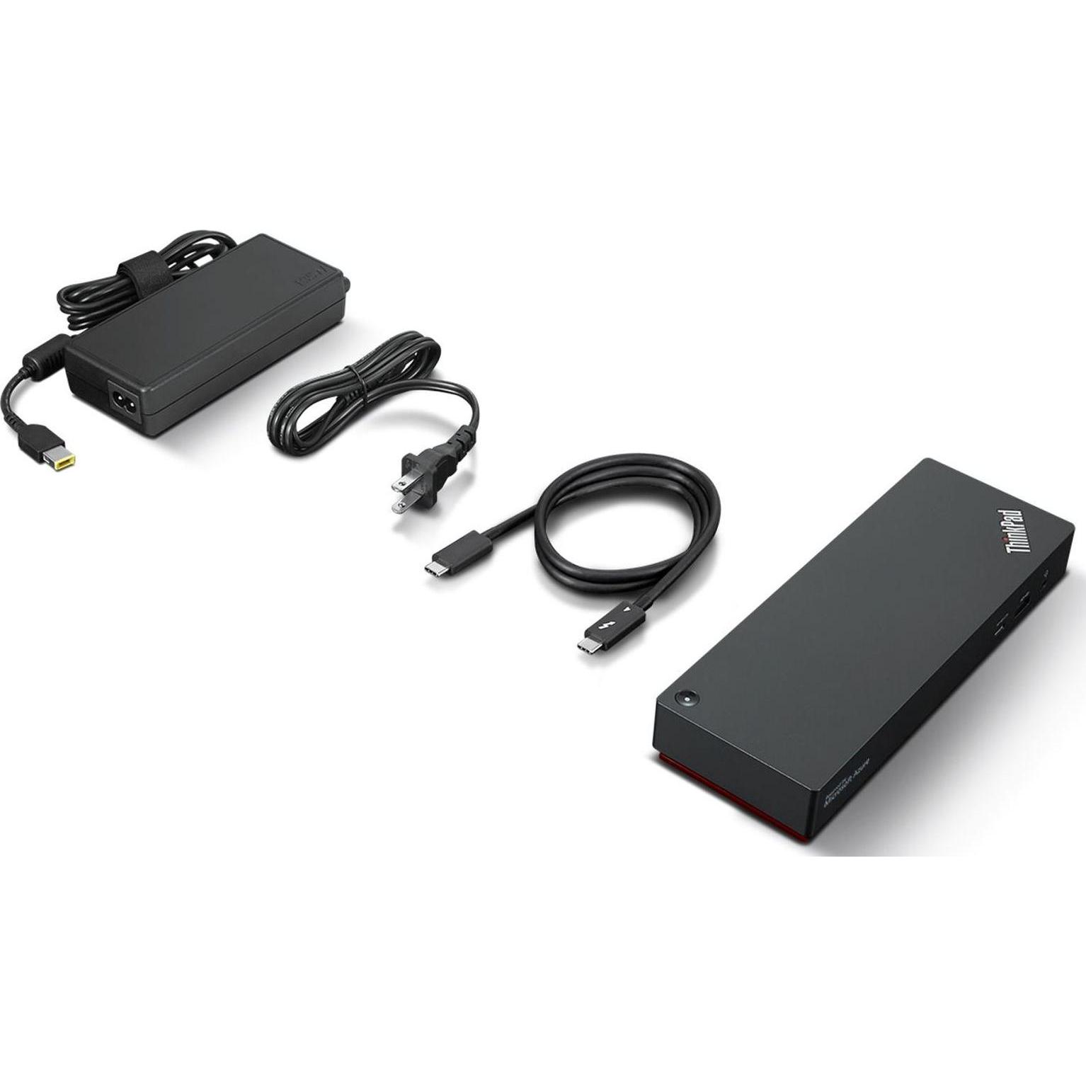 Lenovo ThinkPad Smart Dock (Thunderbolt, 10 Ports), Dockingstation + USB Hub, Schwarz