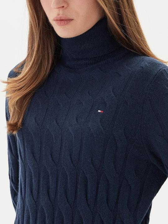 Image du produit Tommy Hilfiger Soft Wool Cable Roll-Nk Ls Dress (S)