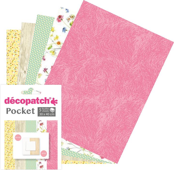Actual product image Décopatch Decopatch paper No. 18, 5 sheets (20 g/m², 5 x)