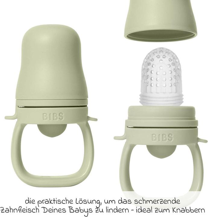 Produktbild Bibs Fruchtsauger Fruchtsauger Baby Feeder mit 2x Silikon-Schnabel