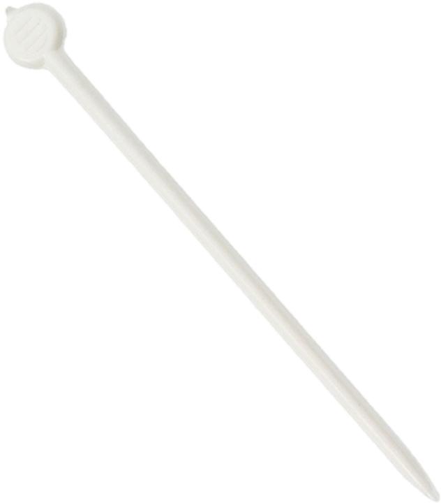 Actual product image Sibel Plastic curler needles white 77 mm 200 pcs.