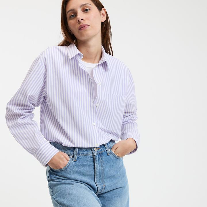 Actual product image La Redoute Collections Gestreiftes Hemd aus Baumwolle (34)